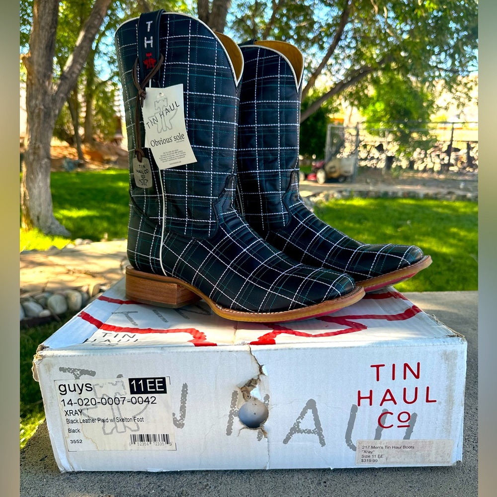 Men’s tin haul boots